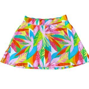 Mary Square Women’s Hamptons Tropical UPF 50‎ Athletic Tennis Skort Size Small